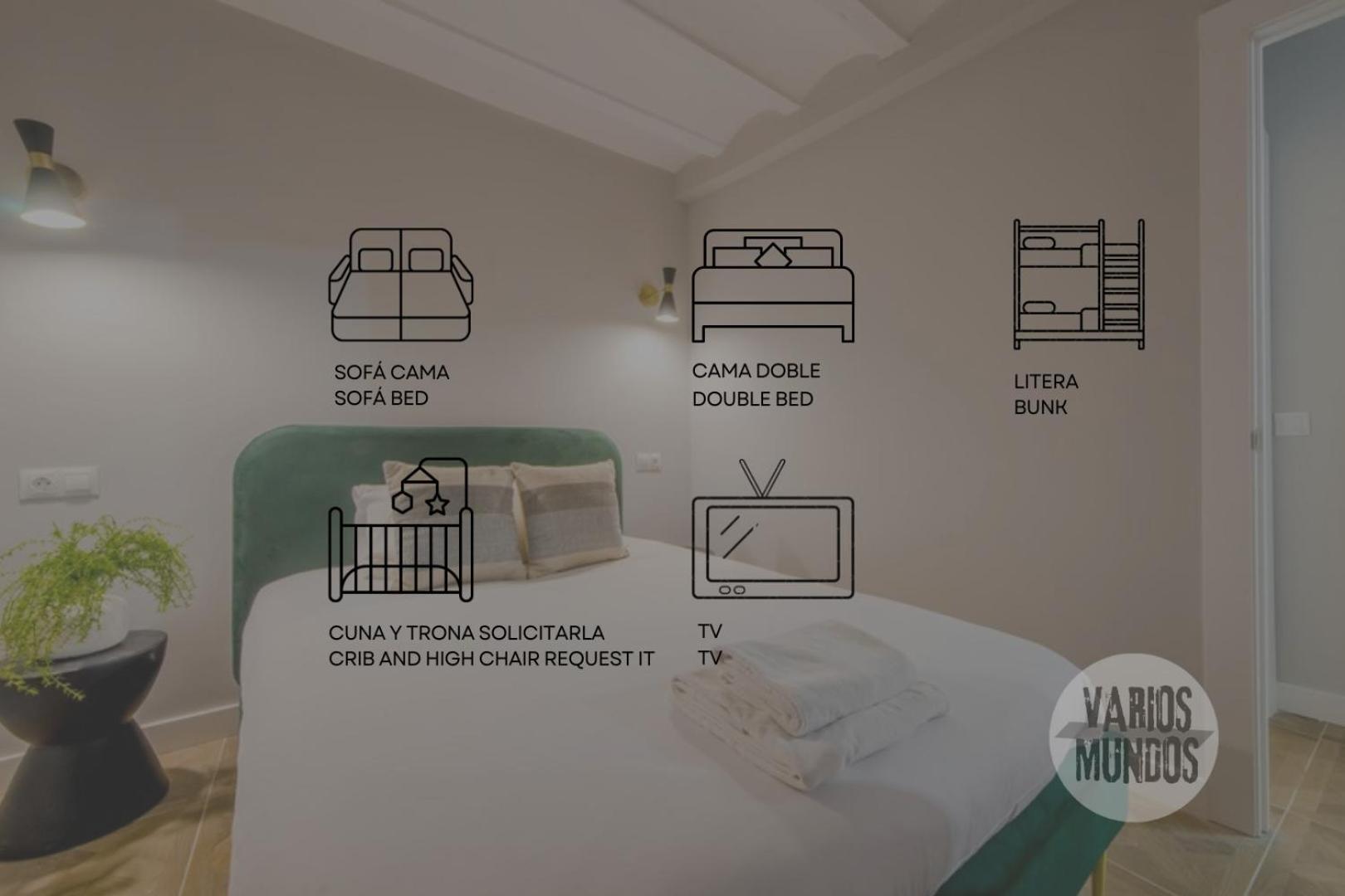 Confortable Apt Para 9Pax En El Centro De Madrid E3 Zewnętrze zdjęcie