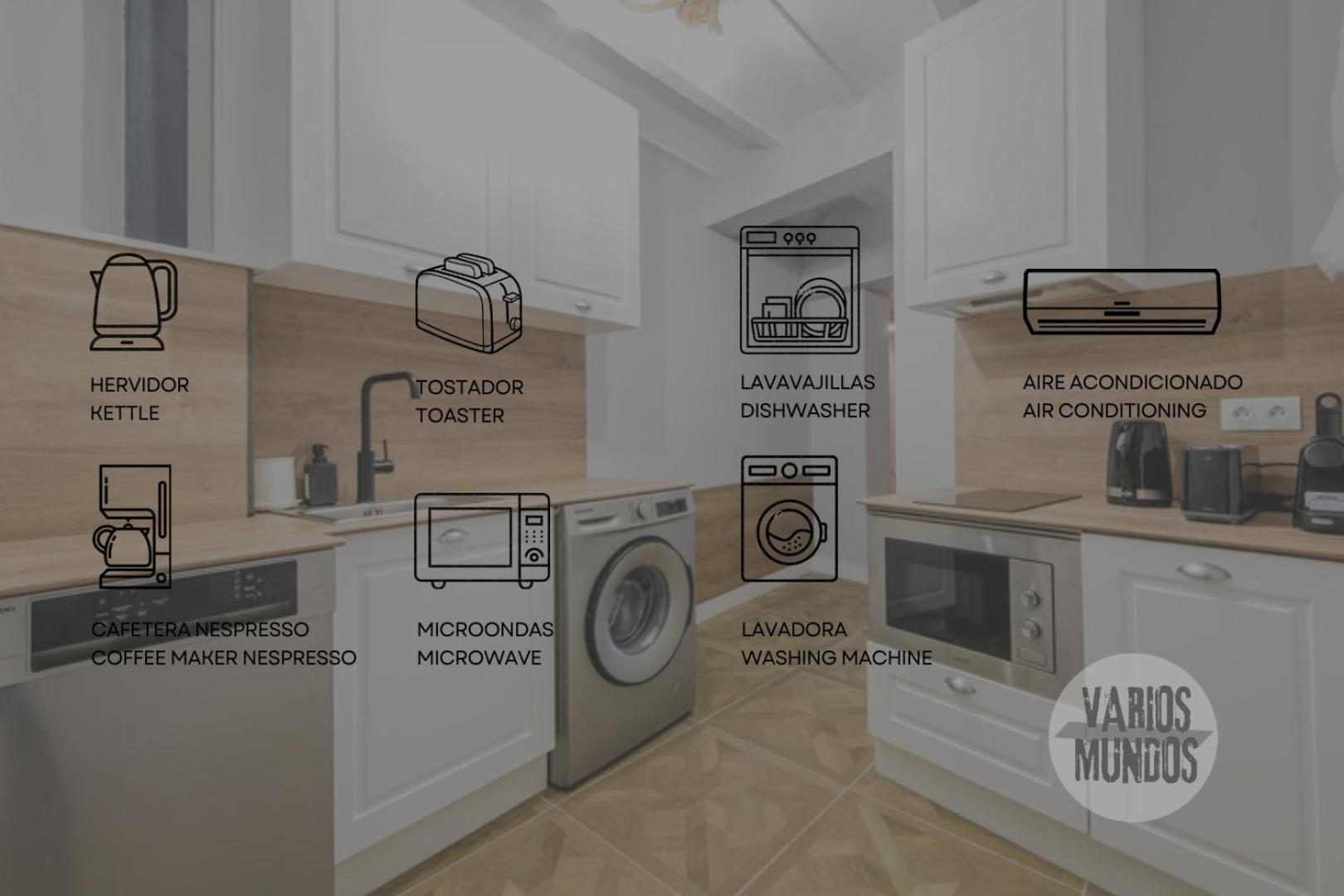 Confortable Apt Para 9Pax En El Centro De Madrid E3 Zewnętrze zdjęcie