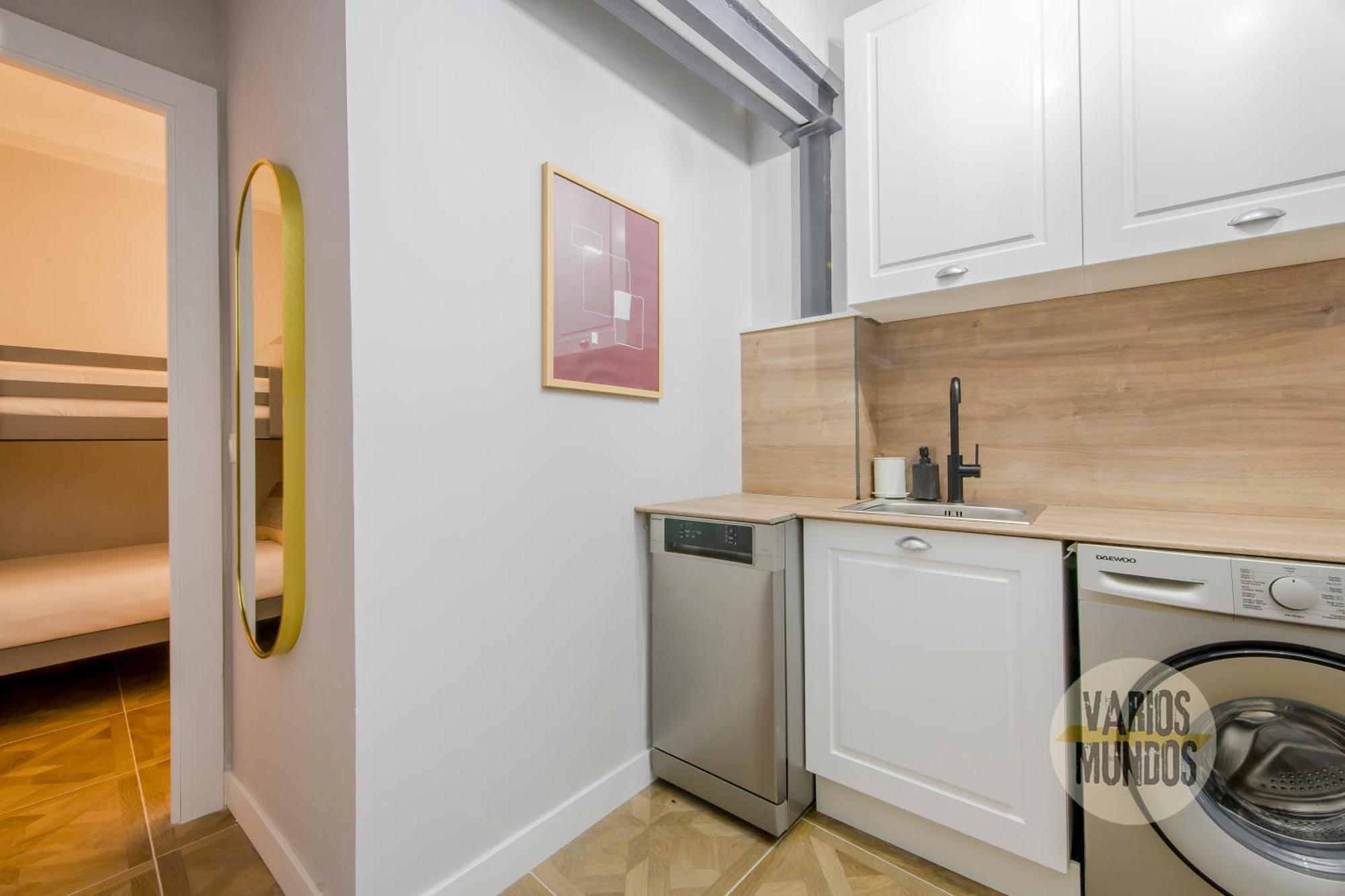 Confortable Apt Para 9Pax En El Centro De Madrid E3 Zewnętrze zdjęcie